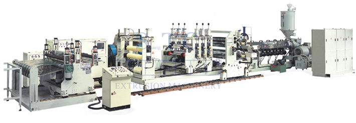 268 PP Corrugated Sheet Extrusion Line