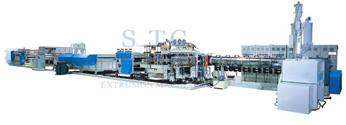 281 PP Hollow Profile Sheet Extrusion Line