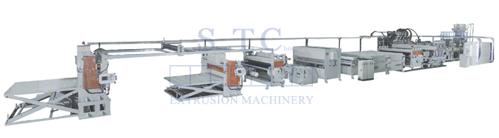 502 PP Hollow Profile Sheet Extrusion Line