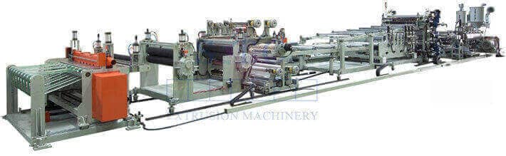 PP/PC/PVC Corrugated Sheet Extrusion Line