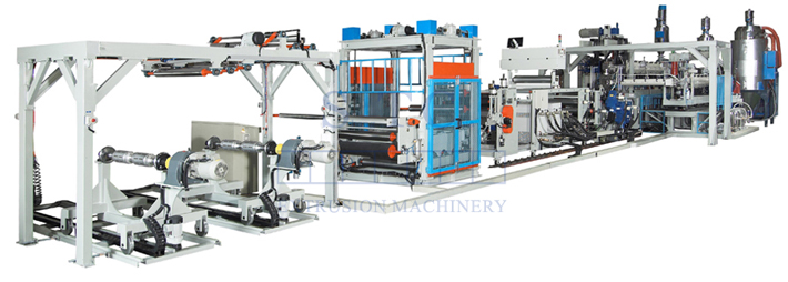 370 PET/PLA/PS Sheet Co-Extrusion Line