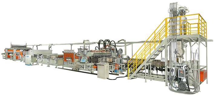 723 PP Hollow Profile Sheet Extrusion Line
